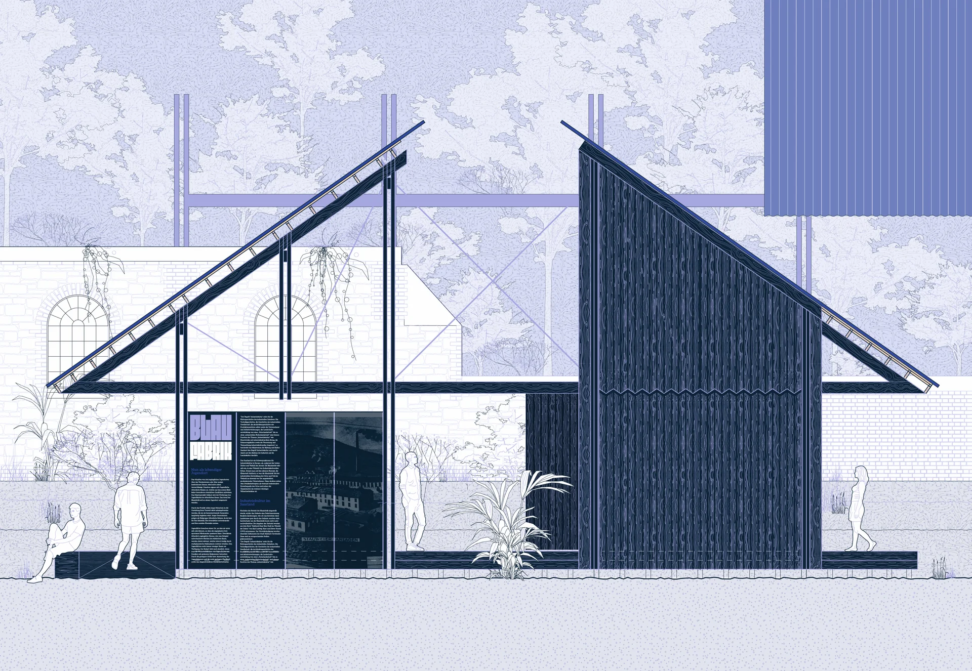 Blau Fabrik - Jugend Raum